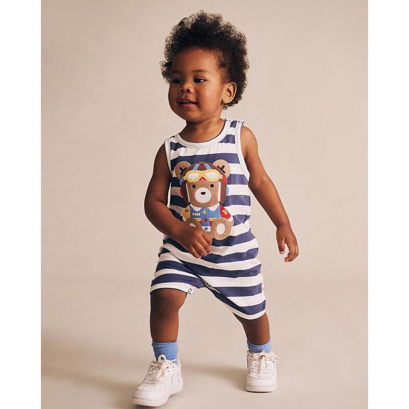 Huxbaby Pilot Huxbear Romper image number 2